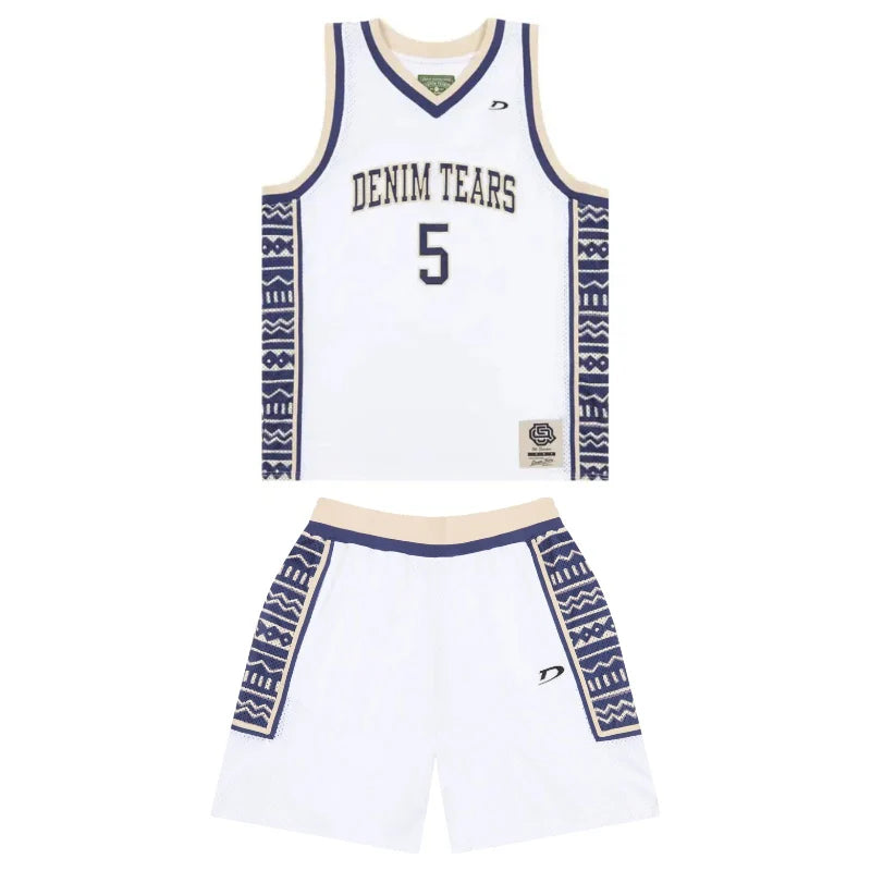 Conjunto Denim Tears Jersey Game White
