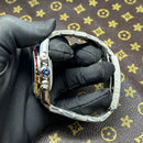 Relógio A Bathing Ape Bapex Type 4 Crystal Stone Prata